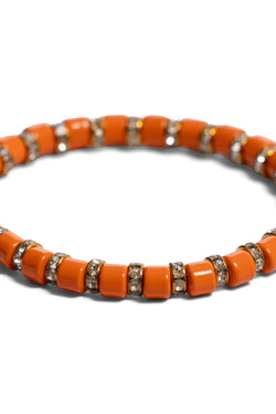 Dream in Color Enamel & Rhinestone Bracelet