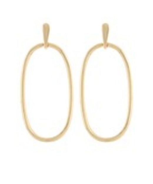 Oval Dangle Earring