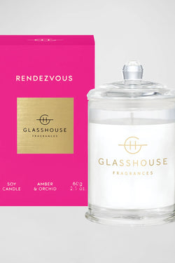 2.1 oz. Rendezvous, Glasshouse Candle