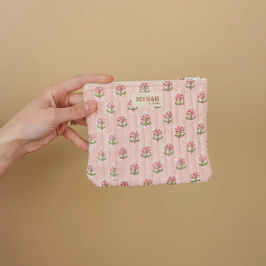 Mynah Quilted Coin/Accessory Pouch