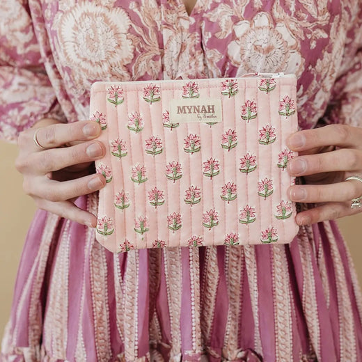 Mynah Quilted Coin/Accessory Pouch