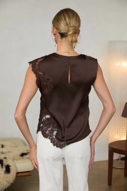 Mixed Lace Blouse