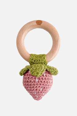 Crochet Rattle Teether  Baby Toy