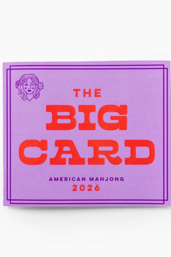 The Big Card 2026: American Mahjong Playing Card