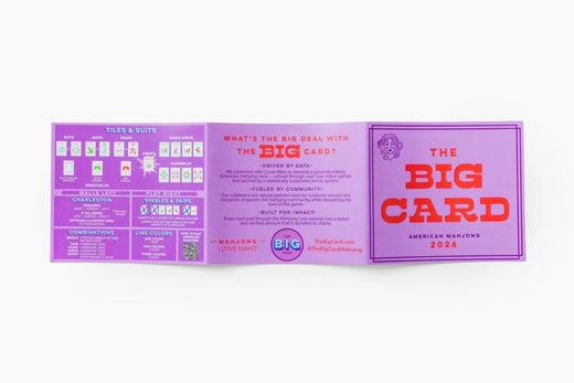 The Big Card 2026: American Mahjong Playing Card