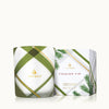 Frasier Fir Frosted Plaid Medium Poured Candle
