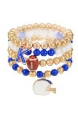 Game Day UK Football Charm Bracelet