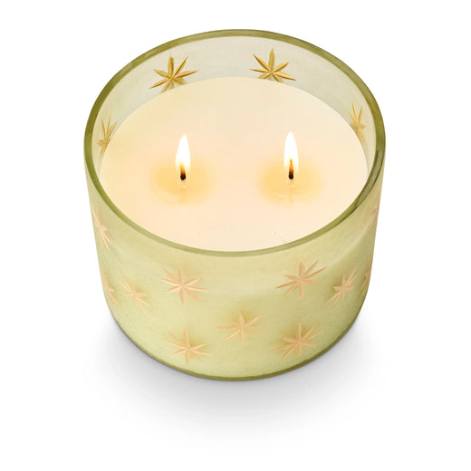 Balsam & Cedar Frosted Star Candle