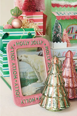 Holly Jolly Hand-Painted Frame