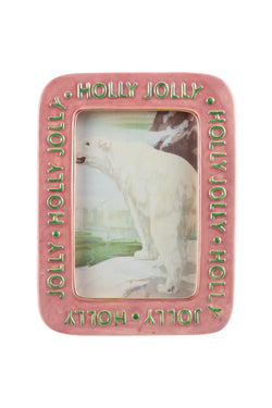 Holly Jolly Hand-Painted Frame