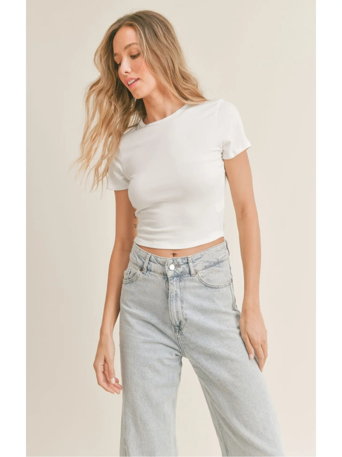 Mariposa Cropped Shirt