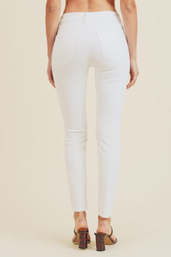 Ankle Skinny Optic White Jeans