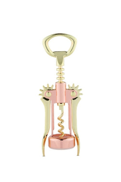 Copper and Gold Winged Corkscrew Bottle Opener