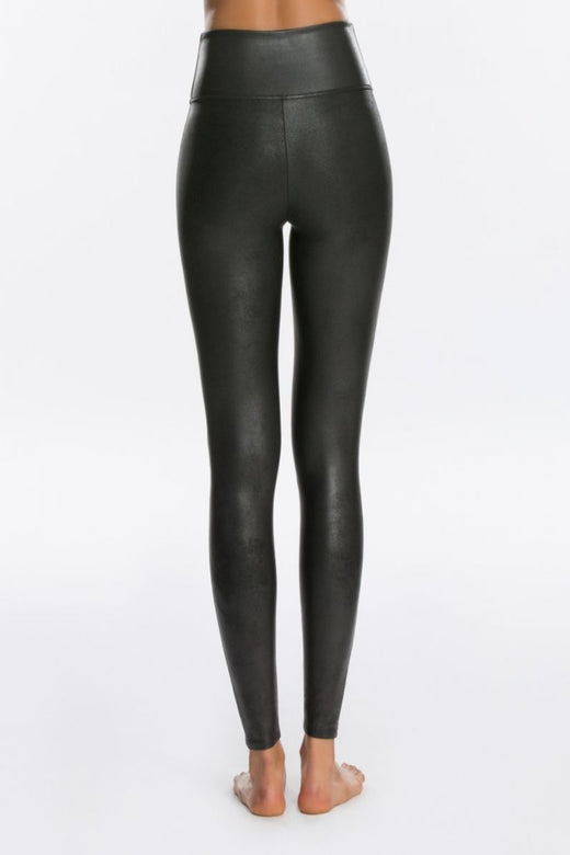 Women's Faux Leather Legging Size Small Petite SPANX Color Black NWT :  r/gym_apparel_for_women