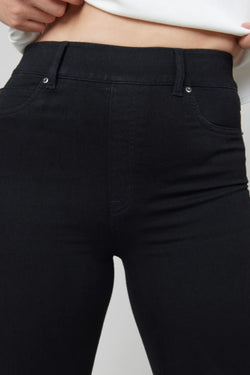Spanx Flare Jeans, Clean Black