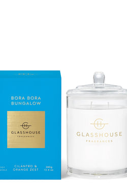 13.4 oz, Bora Bora Bungalow Glasshouse Candle
