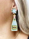 Lulubelles Signature Champagne Cheers Boozy Earrings