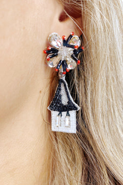 Derby Jockey Silks Earrings X – Lulubelles Boutique