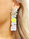 LOVE Tennis Earrings