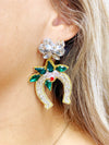 Derby Run For The Roses Earring
