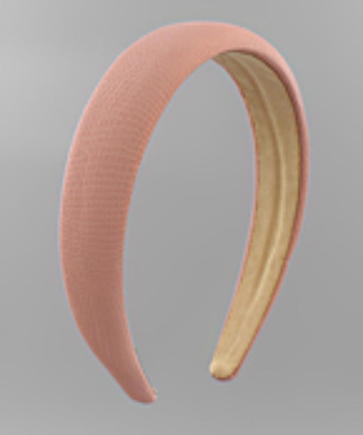 Solid Color Leather Headband