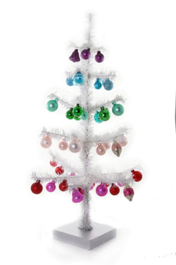 Cody Foster, Decorated Tinsel Tree - White