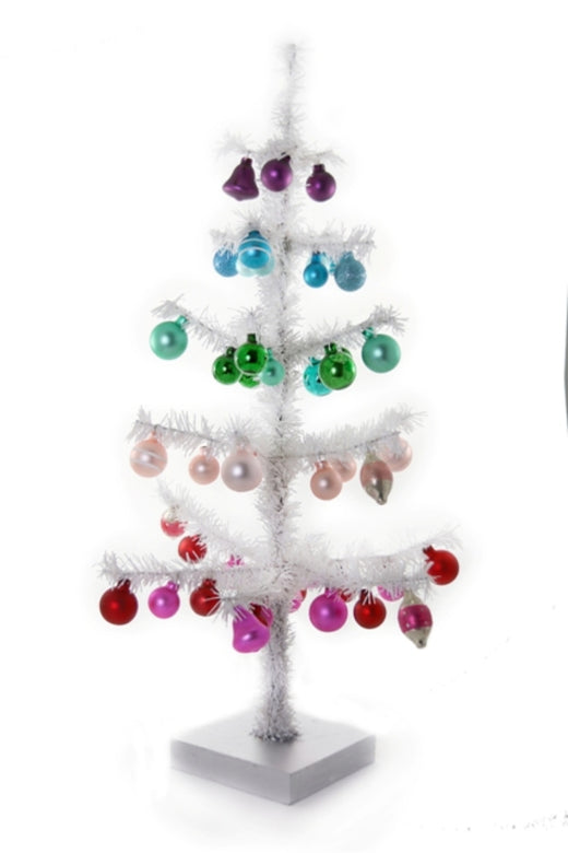 Cody Foster, Decorated Tinsel Tree - White
