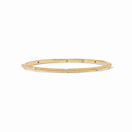 Julie Vos, Celeste Stacking Bangle - Cubic Zirconia - Medium