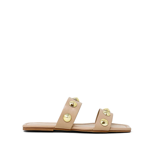 Delfina Studded Flat Sandal