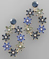 Glass Floral Earrings