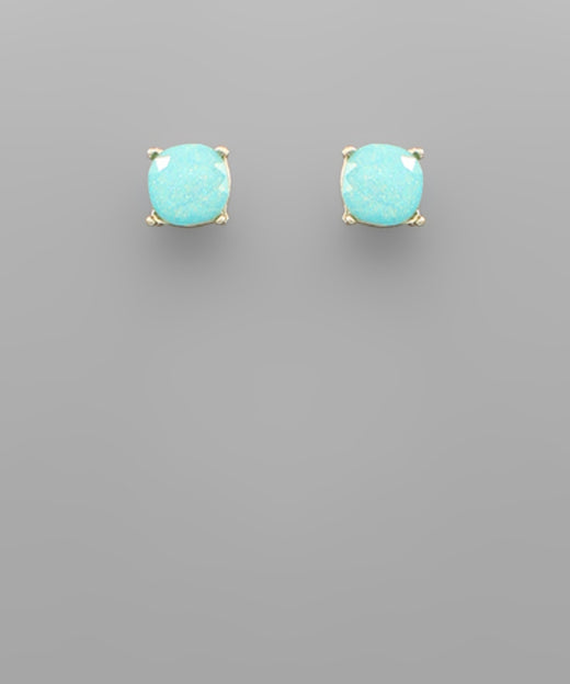 Glitter Glass Studs