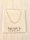 Farrah B Gold-Filled Adjustable Chain