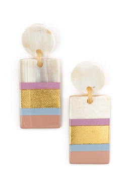 Rose Cabana Statement Earrings