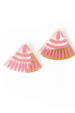 Blush Tile Earrings