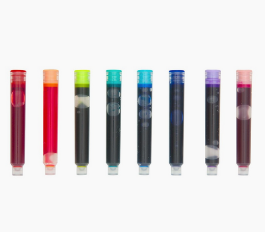 Color Write Colored Fountain Pens Ink Refills
