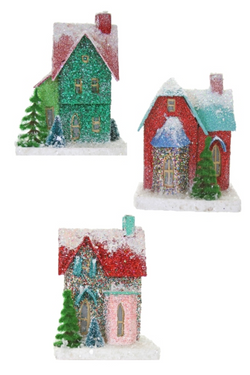 Mini & Bright Glitter Houses