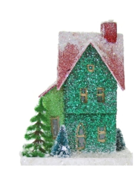 Mini & Bright Glitter Houses