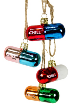 Chill Pill Ornament