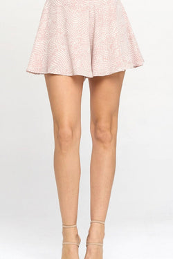 Spotted Lavender Swing Shorts
