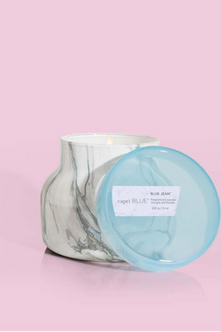 8oz. Blue Jean Modern Marble Petite Jar