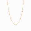Julie Vos, Valencia Delicate Station Necklace - Mother of Pearl