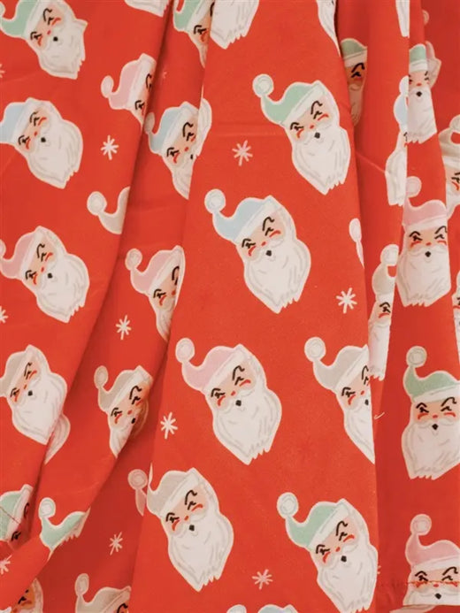 Santa Christmas Stretchy Swaddle + Toddler Blanket