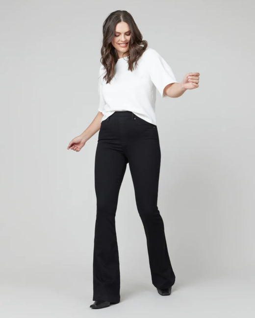Spanx Flare Jeans, Clean Black – Lulubelles Boutique