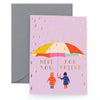 Raindrops - Sympathy Card
