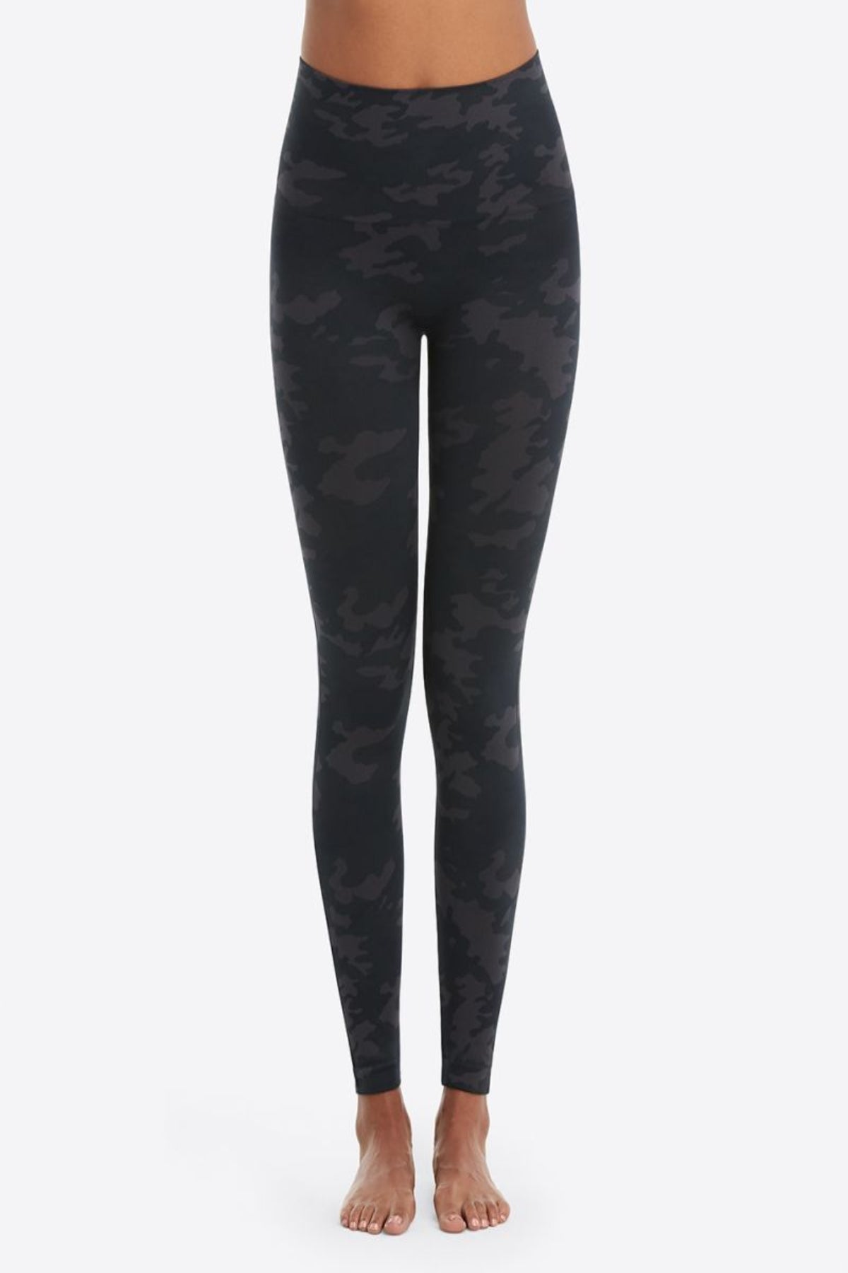 Spanx Look at Me Now Leggings, Black Camo