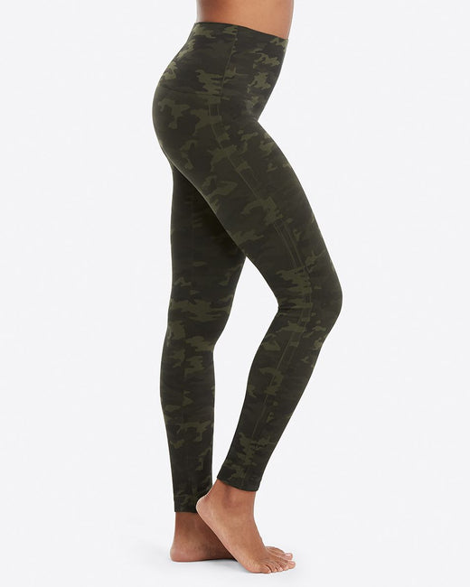 Spanx Look At Me Now Women's Seamless Camo Cropped Leggings Size 1X