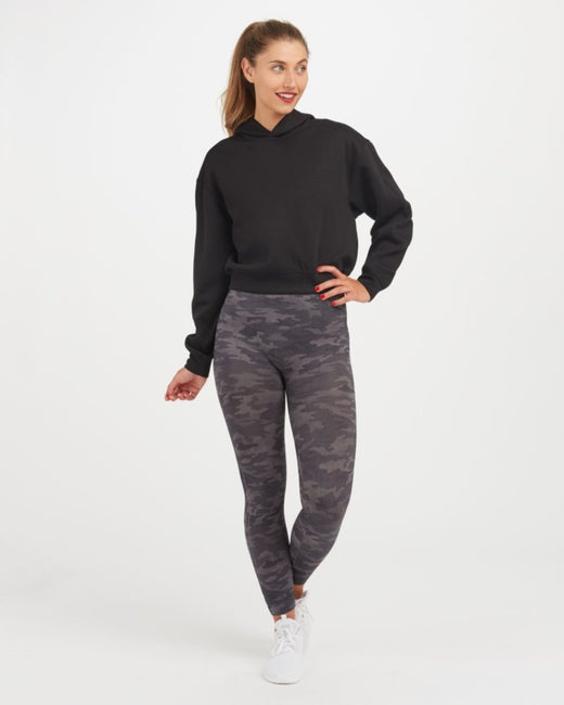 SPANX, Pants & Jumpsuits, Spanx Look At Me Now Seamless Shaping Leggings  Fl355 Grey Heather Camo