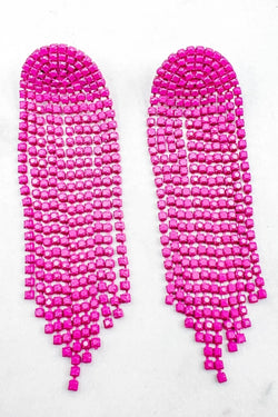 Fuchsia Jelly Earrings